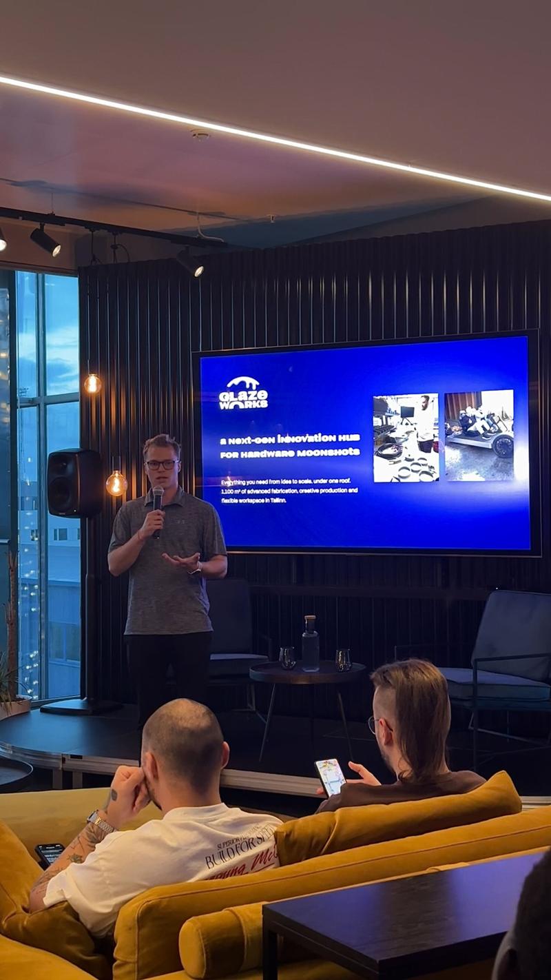Frontier Sessions #02, Tallinn &mdash; Glazeworks introduced as a hardware innovation hub